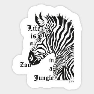 zebra Sticker